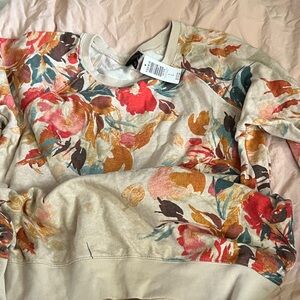 Torrid Multicolor Floral Sweatshirt 0